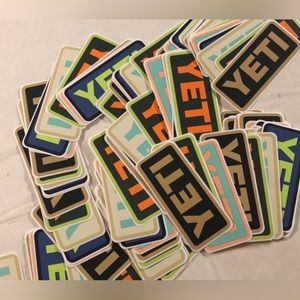 1000 x Yeti Sticker Lot